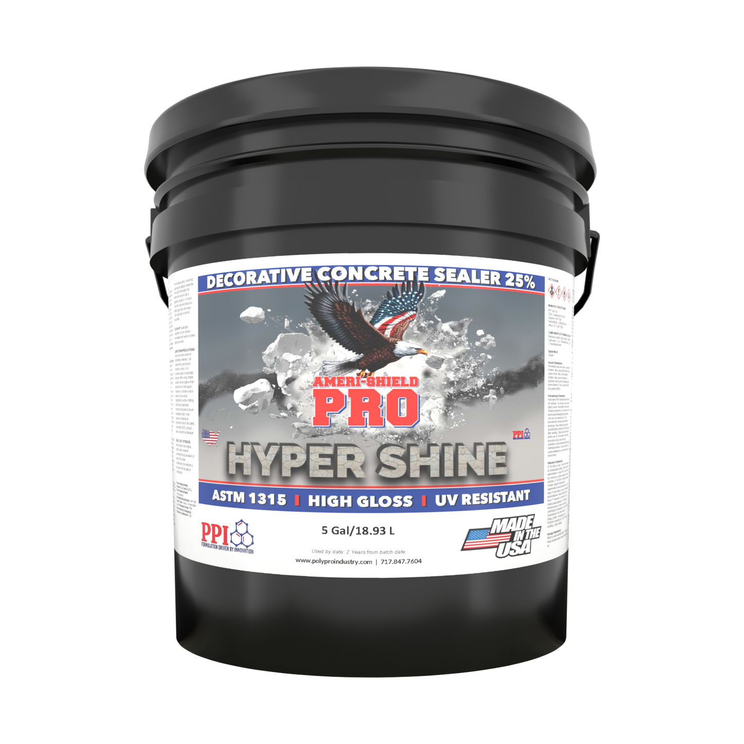 AmeriShield Hyper Shine 350 VOC (Blue) 5 Gal.